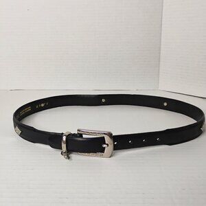 FootJoy Women’s Black Genuine Leather Belt – Small/Medium Size